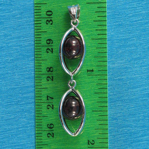 Black Onyx Lucky Lantern Pendant