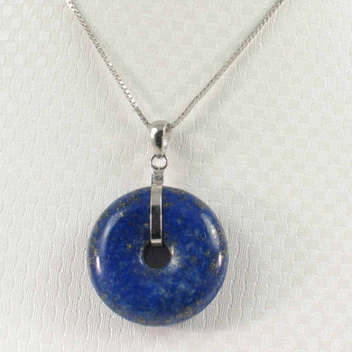 Blue Lapis Donut Pendant