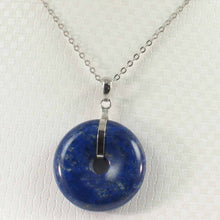 Load image into Gallery viewer, Blue Lapis Donut Pendant