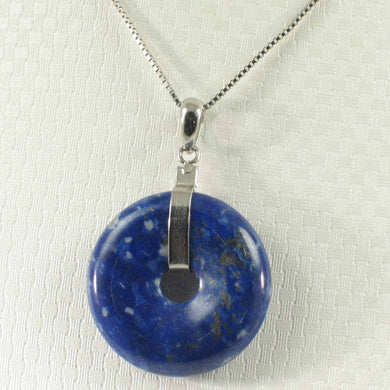 Blue Lapis Donut Pendant