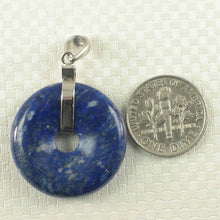 Load image into Gallery viewer, Blue Lapis Donut Pendant