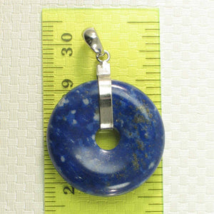 Blue Lapis Donut Pendant