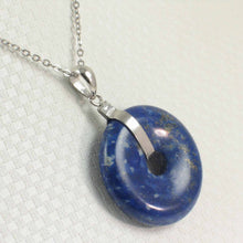Load image into Gallery viewer, Blue Lapis Donut Pendant