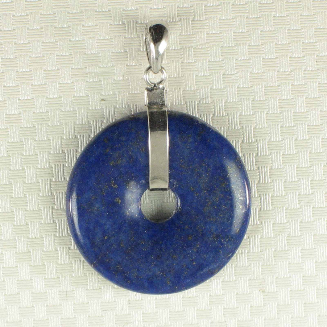 Blue Lapis Donut Pendant