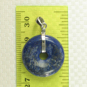Bold Blue Lapis Donut Pendant