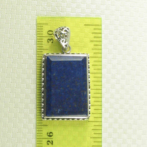 Large Antique Lapis Rectangle Pendant