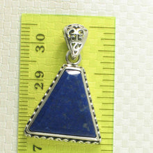 Load image into Gallery viewer, Antique-Style Blue Lapis Trapezoid Pendant