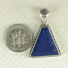 Load image into Gallery viewer, Antique-Style Blue Lapis Trapezoid Pendant