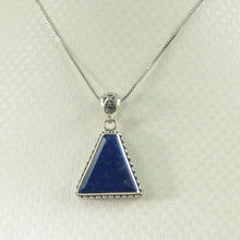 Load image into Gallery viewer, Antique-Style Blue Lapis Trapezoid Pendant