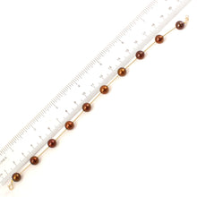 Load image into Gallery viewer, 14k Yellow Gold Twist Tube Chocolate Cultured Pearl Bracelet