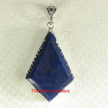 Load image into Gallery viewer, Classic Diamond Shaped Blue Lapis Pendant
