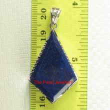 Load image into Gallery viewer, Classic Diamond Shaped Blue Lapis Pendant