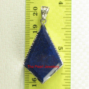 Classic Diamond Shaped Blue Lapis Pendant