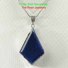 Load image into Gallery viewer, Classic Diamond Shaped Blue Lapis Pendant