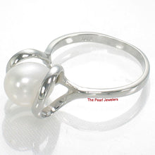 Load image into Gallery viewer, Classic .925 Sterling Silver White Pearl Ring