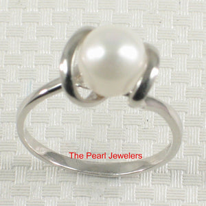 Classic .925 Sterling Silver White Pearl Ring