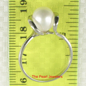 Classic .925 Sterling Silver White Pearl Ring