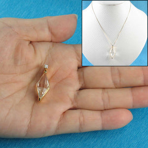Crystal & CZ Fortune Pendant