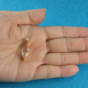 Crystal & CZ Fortune Pendant