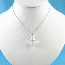 Load image into Gallery viewer, Crystal &amp; CZ Fortune Silver Pendant