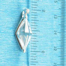 Load image into Gallery viewer, Crystal &amp; CZ Fortune Silver Pendant