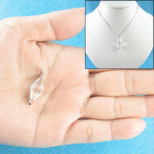 Load image into Gallery viewer, Crystal &amp; CZ Fortune Silver Pendant