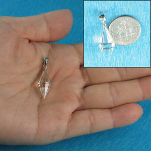 Crystal Fortune Silver .925  Pendant
