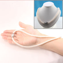 Load image into Gallery viewer, Gray Tahitian Pearl with F/W Pearls &amp; Silver Bali Beads Necklace