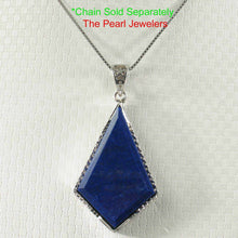 Load image into Gallery viewer, Diamond Shaped Blue Lapis Lazuli Pendant