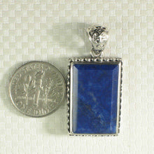 Load image into Gallery viewer, Handcrafted Blue Lapis Diamond Shape Pendant
