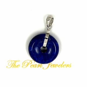 Donut Blue Lapis Lazuli Pendant
