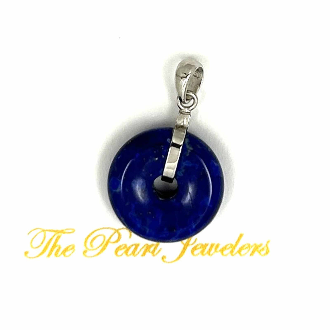 Donut Blue Lapis Lazuli Pendant