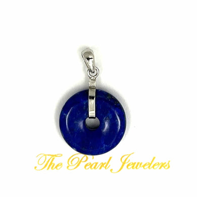 Donut Blue Lapis Lazuli Pendant