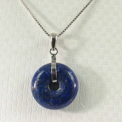 Blue Lapis Donut Pendant