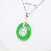 Load image into Gallery viewer, Dragon Carved Green Jade Pendant