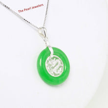 Load image into Gallery viewer, Dragon Carved Green Jade Pendant