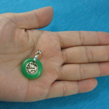 Load image into Gallery viewer, Dragon Carved Green Jade Pendant