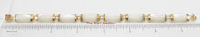 Load image into Gallery viewer, 14k Yellow Gold 8 Segments Mother of Pearl Bracelet with “Joy” Clasp