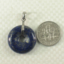 Load image into Gallery viewer, Elegant Blue Lapis Donut Pendant