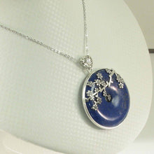 Load image into Gallery viewer, Feng Shui 40 mm Blue Lapis Donut Pendant