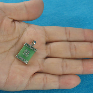Fortune Tablet Jade Pendant