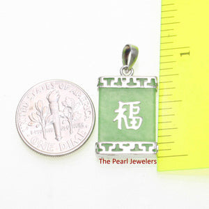 Fortune Tablet Jade Pendant