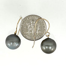 Load image into Gallery viewer, Gold-Filled Baroque Tahitian Pearl Fish-Hook Earrings