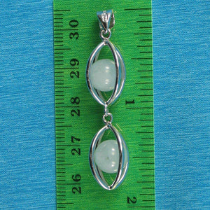 Apple Green Jade Lucky Lantern Pendant