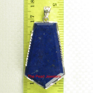 Large Diamond Shaped Blue Lapis Pendant