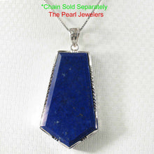 Load image into Gallery viewer, Large Diamond Shaped Blue Lapis Pendant