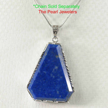 Load image into Gallery viewer, Large Diamond Shaped Blue Lapis Pendant