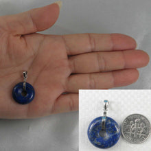Load image into Gallery viewer, Large Blue Lapis Donut Pendant
