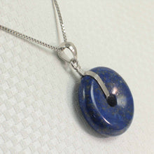 Load image into Gallery viewer, Large Blue Lapis Donut Pendant