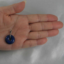 Load image into Gallery viewer, Large Blue Lapis Donut Pendant